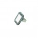 Silver Plated Ring In Square Shape