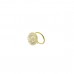 Gold Plated AD Ring In Flower Shape