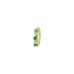 Gold Plated Ring With Green And White Stone