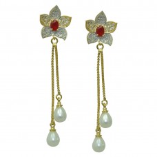 Designer Metal Dangle and Drop Earrings For Women and Girls