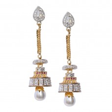 Gold Plated Dangler and Drop Earrings 