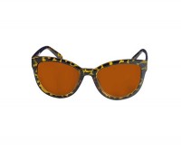 Stylish Cat Eye Sunglasses In Animal Print 