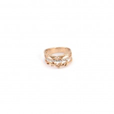 Angel With Bow Stones Ring In Copper