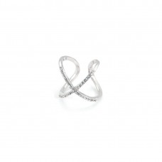 Silver Stones Star Ring