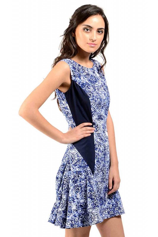 Classy Blue Dress For Women By Shipgig