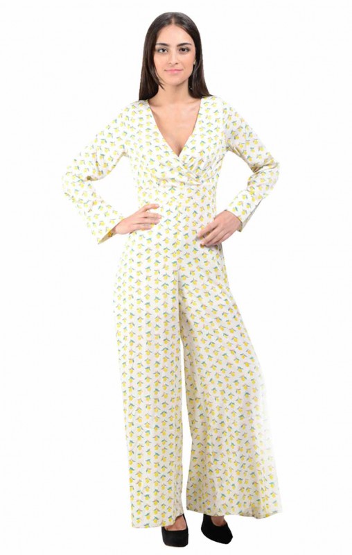 Printed Women's Jumpsuit By Shipgig