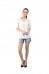 White Cotton Designer Top For Women By Shipgig