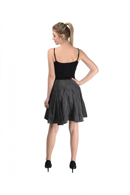 Black Short Skirt For Women By Shipgig