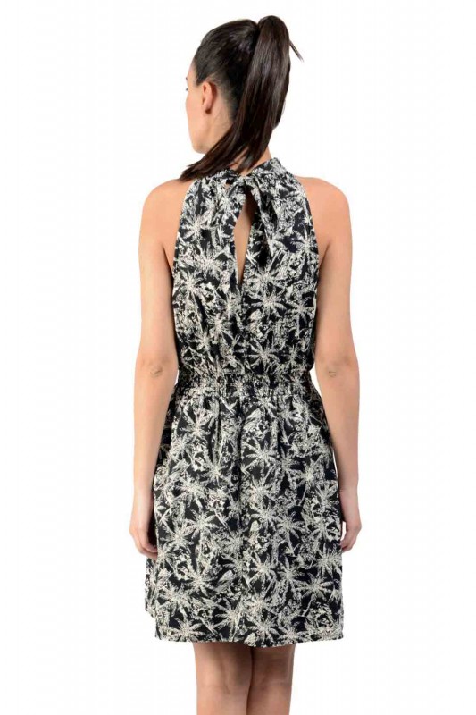 Printed Black Dress By Shipgig