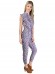 Blue  Printed Jumpsuit For Women By Shipgig