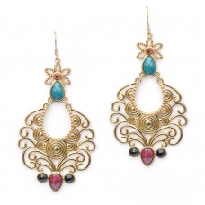 Beautiful Floral Pattern Danglers