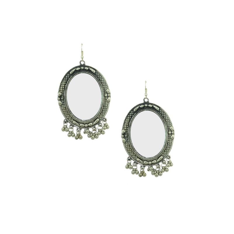 Silver Plated Mirror Dangler