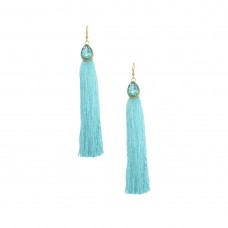 Stylish Thread Dangler In Sky Blue